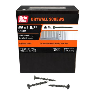 Image showing  1-5/8 in. Coarse Drywall Screw 5 lb.