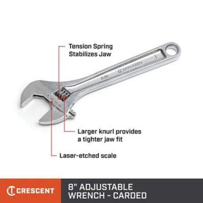 Image showing  8 in. Adjustable Wrench