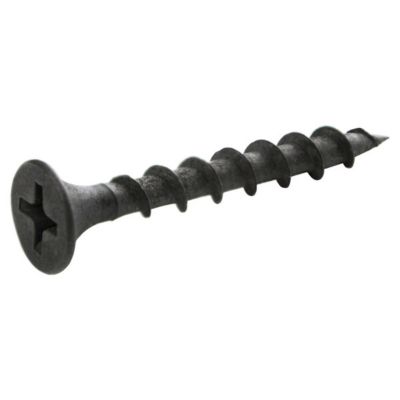 Image showing  1-1/4 in. Black Coarse Drywall Screws, 238-Pack