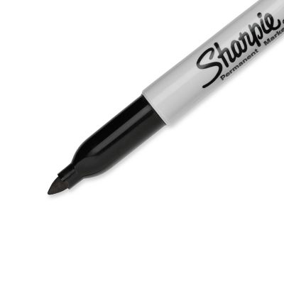 Image showing  Fine Point Permanent Markers, Black, 2-Pack