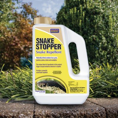 Image showing  4 lb. Snake Stopper Snake Repellent, Ready-to-Use Granules, Outdoor Deterrent for Snakes, People & Pet Safe