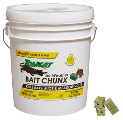 Image showing  18 lb. All-Weather Rodent Bait Chunx Blocks, 1 oz. Chunx