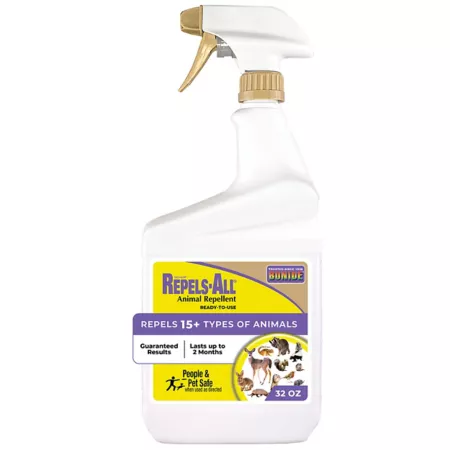 Bonide 32 oz Repellent for all animals ready to use spray outdoor garden deer and rabbit repellent safe for people and pets Animal & Rodent Repellent