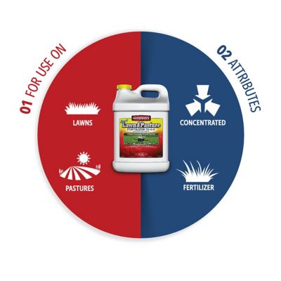 Image showing  2.5 gal. 15,000 sq. ft. Liquid Lawn and Pasture Fertilizer with Micronutrients 20-0-0