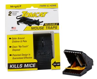 Tomcat Mouse Snap Traps, 2-Pack