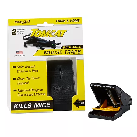 Tomcat Mouse Traps 2 Pack Animal & Rodent Traps