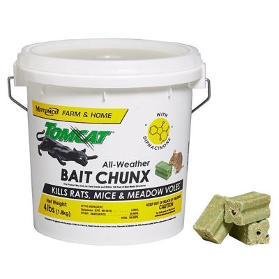 Tomcat 4 lb. All-Weather Rodent Block Bait Chunx, 1 oz. Chunx