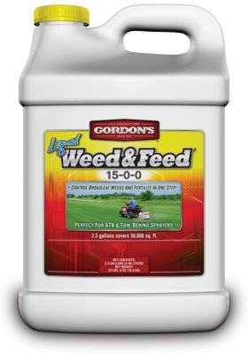 Gordon's 2.5 gal. 15-0-0 Liquid Weed and Feed Concentrate