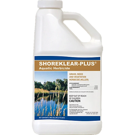 Applied Biochemists Shoreklear Plus Aquatic Herbicide Pond Treatment, 1 gal.
