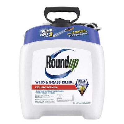 Roundup Weed & Grass Killer4 with Pump 'N Go 2 Sprayer, 1.33 gal.