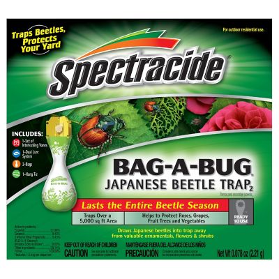 Spectracide Bag-A-Bug Japanese Beetle Trap, 5,000 sq. ft. Coverage Area