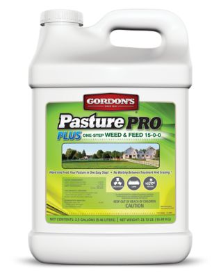 Gordon's 2.5 gal. Pasture Pro Plus 1-Step Weed & Feed 15-0-0 Lawn Fertilizer, Concentrate