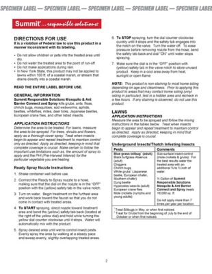 Image showing  0.5 gal. Mosquito and Ant Barrier Hose End Sprayer