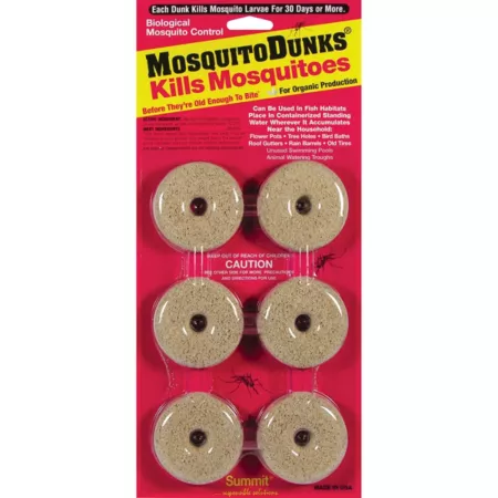 Summit Mosquito Dunks Insecticide Tablets Pack of 6 Insecticides