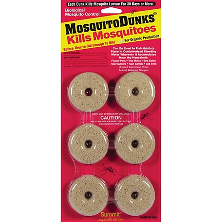 Summit Mosquito Dunks Insecticide Tablets, 6-Pack