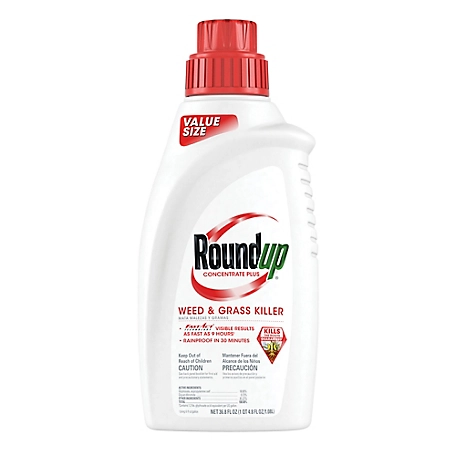 Roundup 36.8 oz. Plus Weed and Grass Killer Concentrate