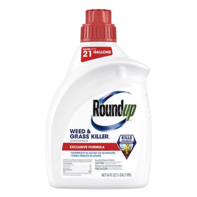 Roundup Weed & Grass Killer4 Concentrate, 64 fl. oz.