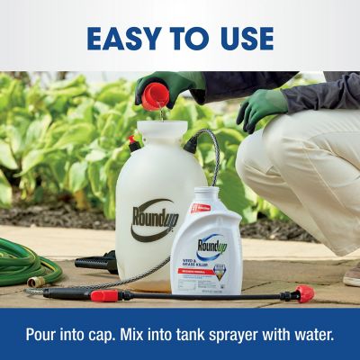 Image showing 9 th Roundup 64 fl. oz. Weed & Grass Killer4 Concentrate