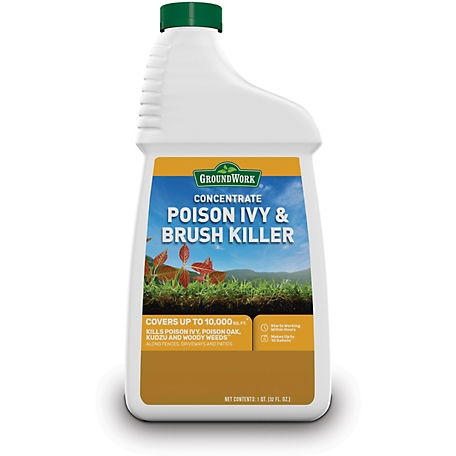 GroundWork 1 qt. 10,000 sq. ft. Poison Ivy and Brush Killer Concentrate