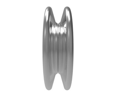 Image showing  1.625 in. W Series Hub Pulley, 4 in. OD, 18 Gauge