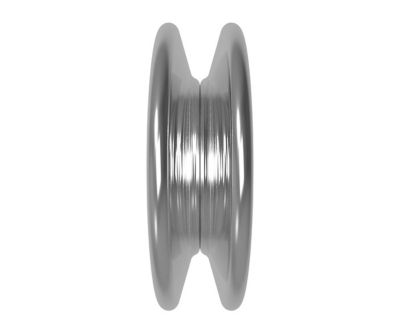 Image showing  1.625 in. W Series Hub Pulley, 4 in. OD, 18 Gauge