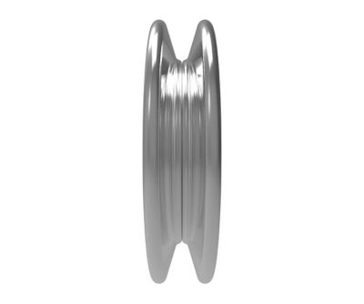 Image showing  1.625 in. W Series Hub Pulley, 5 in. OD, 18 Gauge