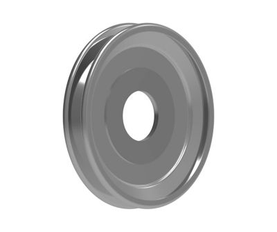Image showing  1.625 in. W Series Hub Pulley, 6 in. OD, 18 Gauge