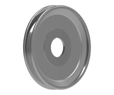 Image showing  1.625 in. W Series Hub Pulley, 7 in. OD, 18 Gauge