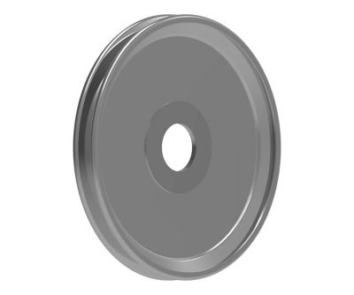 Image showing  1.625 in. W Series Hub Pulley, 9 in. OD, 18 Gauge