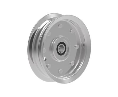 Image showing  1/2 in. Flat Belt Idler Pulley, 4 in. OD
