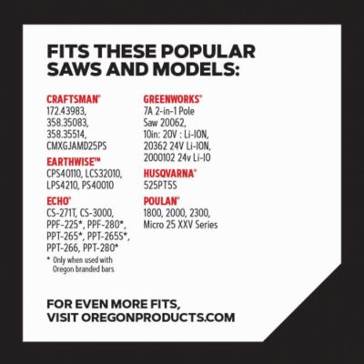 Image showing  10 in. AdvanceCut Chainsaw Chain, 3/8 in. Pitch, 0.050 in. Gauge, 40 Drive Links, S40