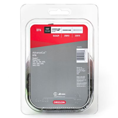 Image showing  22 in. D76 AdvanceCut Chainsaw Chain, 3/8 in. Pitch, 0.050 in. Gauge, 76 Drive Links
