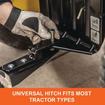 Image showing 5 th Agri-Fab Tow-Behind Steel Dump Cart, 350 lb. Capacity