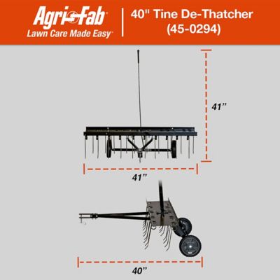 Image showing  Tow-Behind 40 in. Lawn Dethatcher