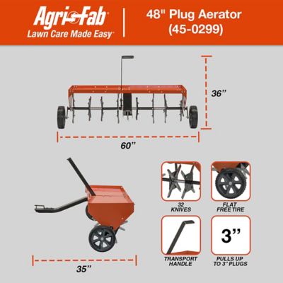 Image showing  Tow-Behind 48 in. Lawn Aerator