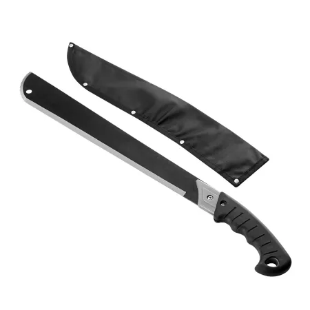 GroundWork 18" Machete with Curved Plastic Handle Brush & Root Removal