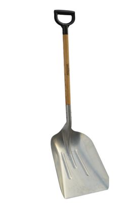 GroundWork 49 in. D-Grip Aluminum Scoop with Hardwood Handle Price pending