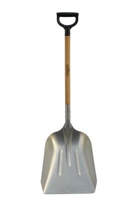 Image showing  49 in. D-Grip Aluminum Scoop with Hardwood Handle