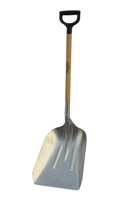 Image showing  49 in. D-Grip Aluminum Scoop with Hardwood Handle