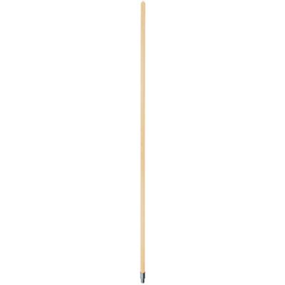Truper 60 in. Wood Handle for Brooms, Metal Threaded Tip