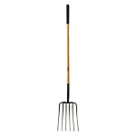 GroundWork 9.75 in. Carbon Steel 6-Tine Manure Fork Price pending