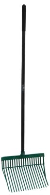 GroundWork 14 in. ABS Bedding Fork with Black Coating Hardwood Handle