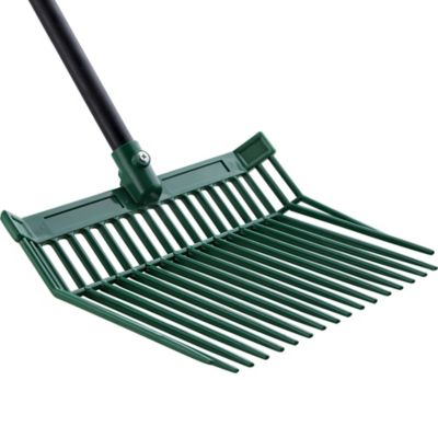 Image showing  14 in. ABS Bedding Fork with Black Coating Hardwood Handle