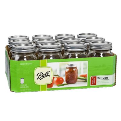 Ball Pint Regular Mouth Canning Jars