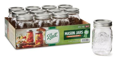 Image showing  1 pt. Regular Mouth Jars, 12 ct.