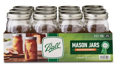 3 Pcs  Ball Brand Mason Jar Pendant Lights Wide Mouth Quart Size 
