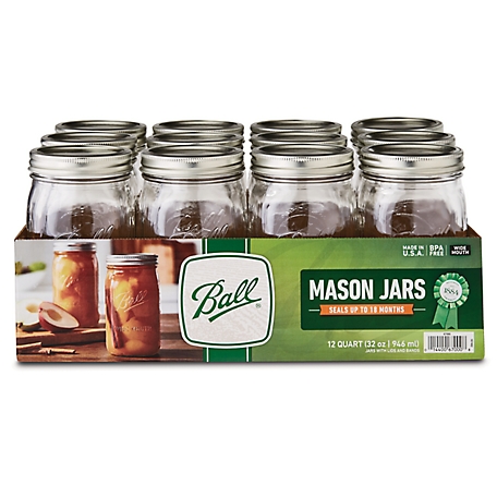 Ball 1 qt. Wide Mouth Jars, 12 ct.