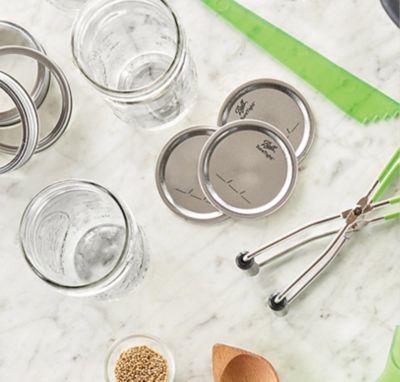 Image showing  Wide Mouth Canning Lids, 12 ct.