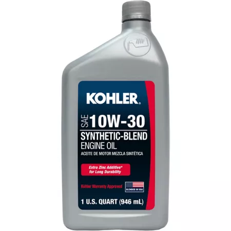 Kohler 1 quart Premium synthetic blend universal oil 10W-30 Mower Maintenance & Tune Up Kits