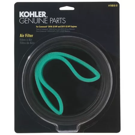 Kohler Lawn Mower Air Filter with Pre-Cleaning Kit for Select Models CV17-740 CH18-750 with Standard Air Filter Mower Filters